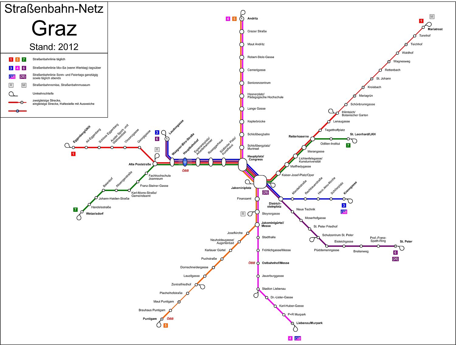 map of graz