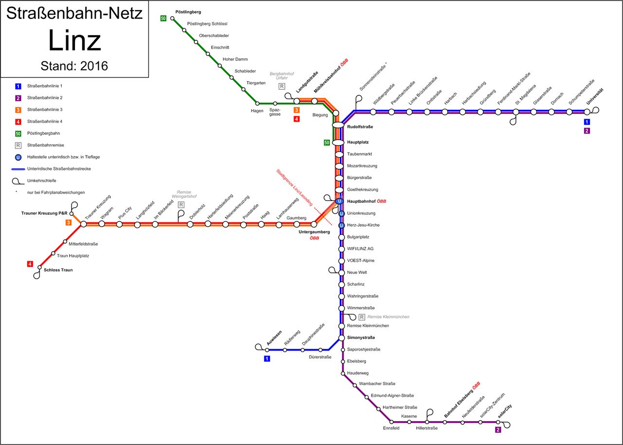 map of linz
