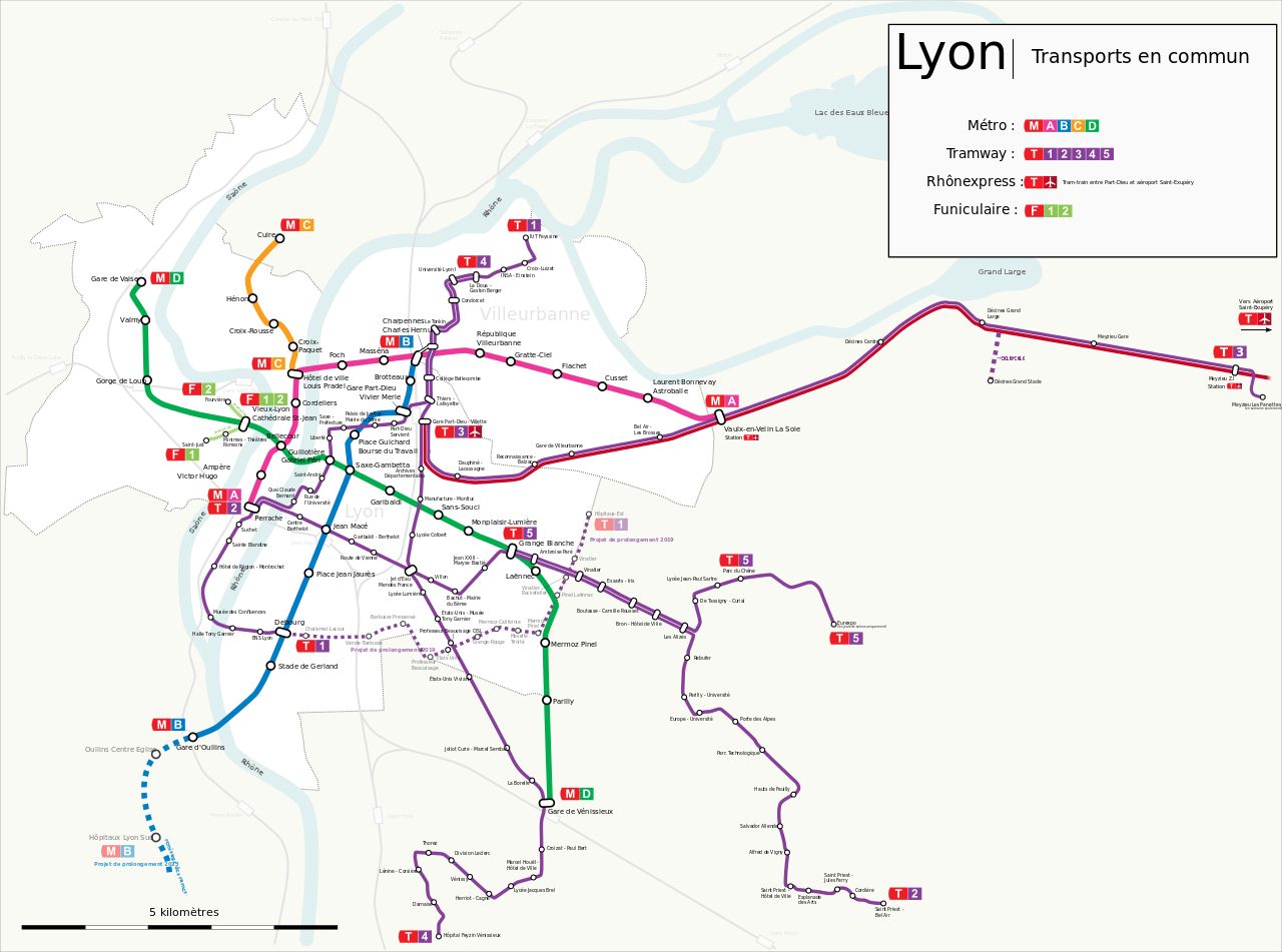 map of lyon