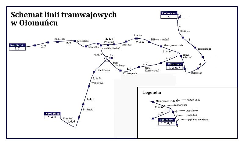 map of olomouc