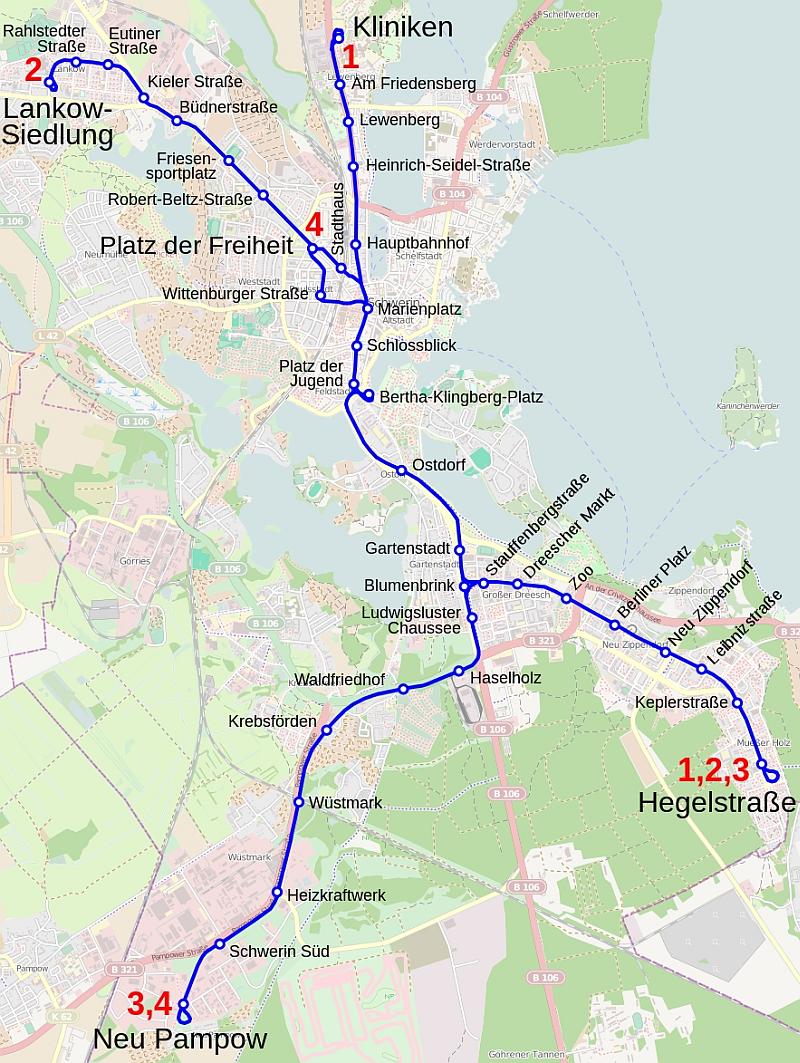 map of schwerin