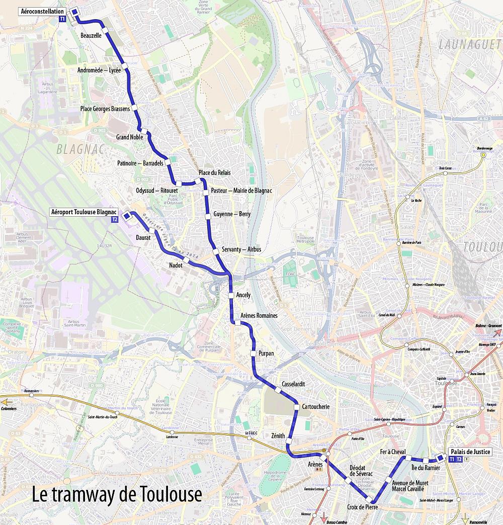 map of toulouse