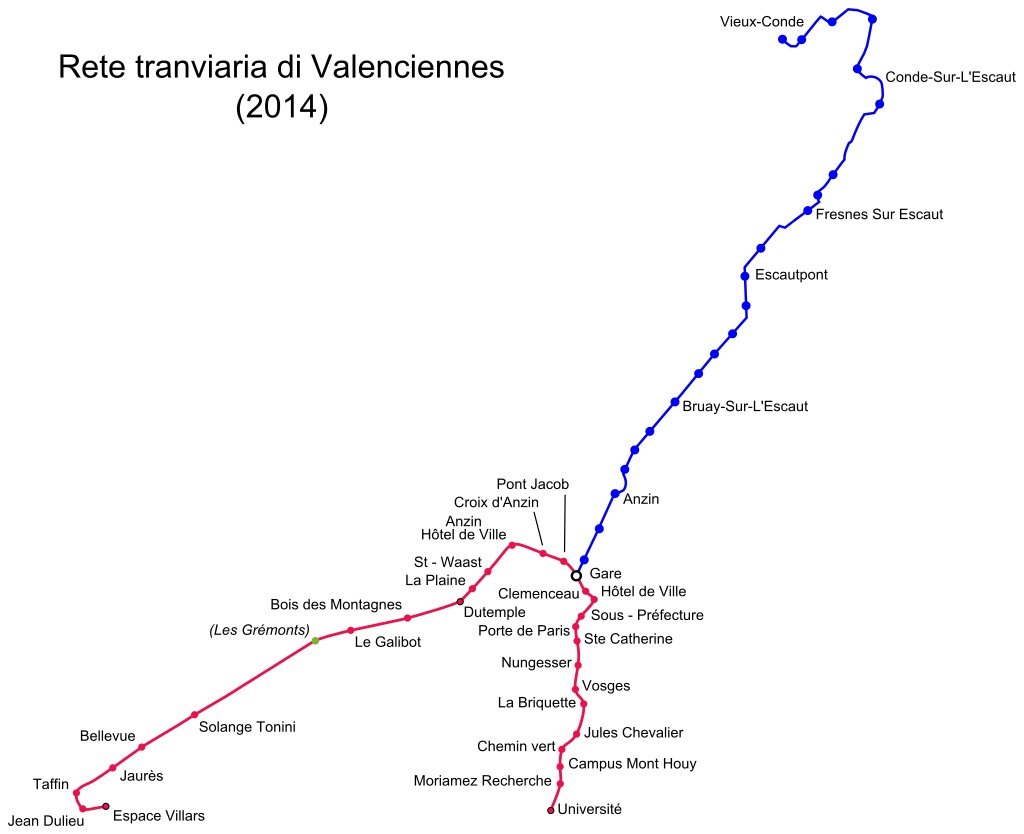map of valenciennes